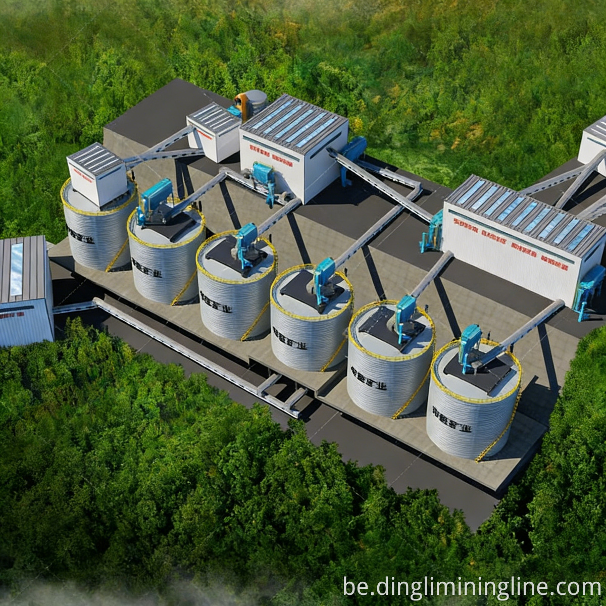 460-я высокапрадукцыйная лінія драбнення каменя (1) 460th High-Yield Stone Crushing Line (1)